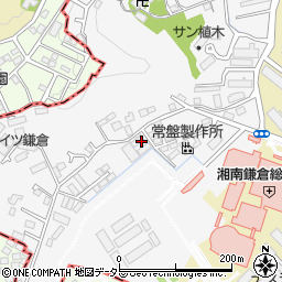 神奈川県鎌倉市植木724-8周辺の地図