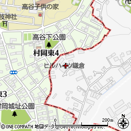 神奈川県鎌倉市植木841-3周辺の地図