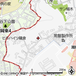 神奈川県鎌倉市植木739周辺の地図