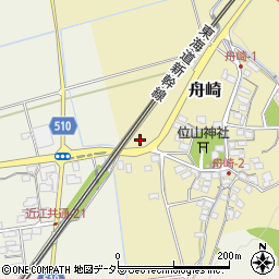 滋賀県米原市舟崎261周辺の地図