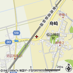 滋賀県米原市舟崎261周辺の地図