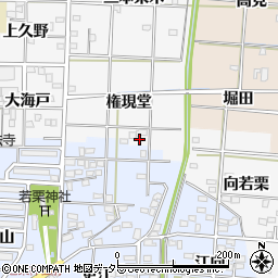 愛知県一宮市笹野権現堂57周辺の地図