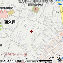神奈川県茅ヶ崎市西久保702周辺の地図