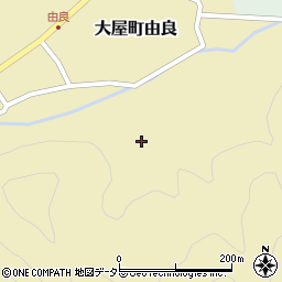 兵庫県養父市大屋町由良316周辺の地図