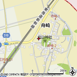 滋賀県米原市舟崎251周辺の地図