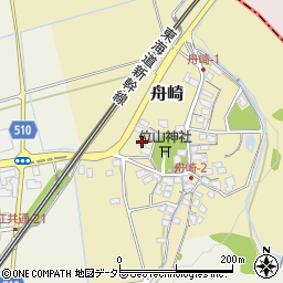 滋賀県米原市舟崎251周辺の地図