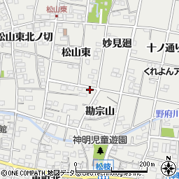 愛知県一宮市木曽川町黒田松山東南ノ切117周辺の地図