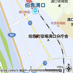 鳥取県西伯郡伯耆町溝口255周辺の地図