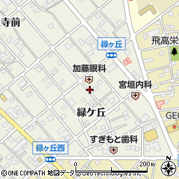 メガネの賞月堂　加藤コンタクト店周辺の地図