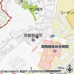 神奈川県鎌倉市植木689-1周辺の地図