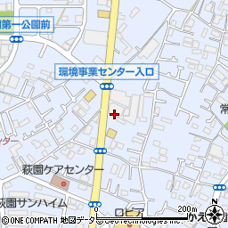 神奈川県茅ヶ崎市萩園1245周辺の地図