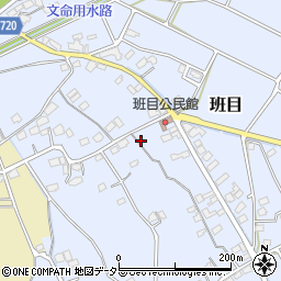 神奈川県南足柄市班目633周辺の地図