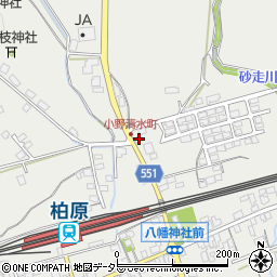 滋賀県米原市柏原1405周辺の地図