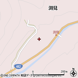 鳥取県八頭郡若桜町渕見95周辺の地図