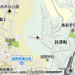 神奈川県横浜市金沢区谷津町286周辺の地図