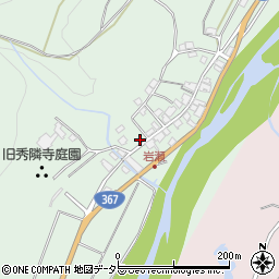 滋賀県高島市朽木岩瀬191周辺の地図