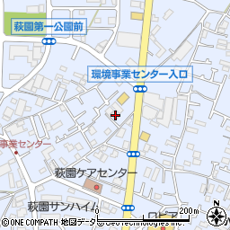神奈川県茅ヶ崎市萩園1182周辺の地図