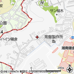 神奈川県鎌倉市植木741-1周辺の地図