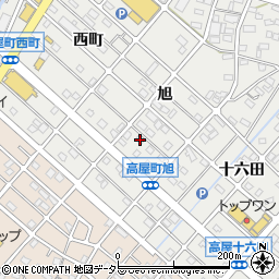 愛知県江南市高屋町旭142周辺の地図