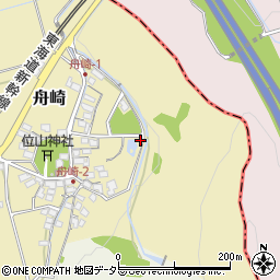 滋賀県米原市舟崎周辺の地図