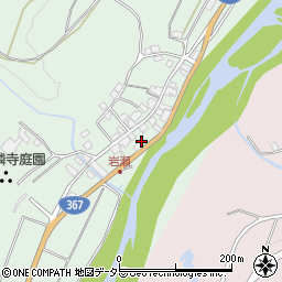 滋賀県高島市朽木岩瀬180周辺の地図