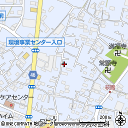 神奈川県茅ヶ崎市萩園1582周辺の地図