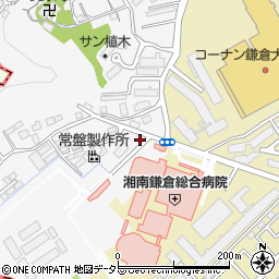 神奈川県鎌倉市植木683-2周辺の地図