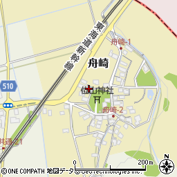 滋賀県米原市舟崎252周辺の地図