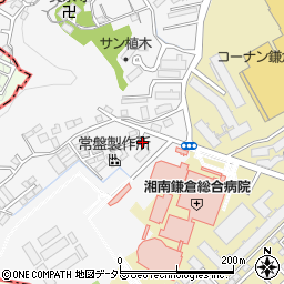 神奈川県鎌倉市植木689-4周辺の地図