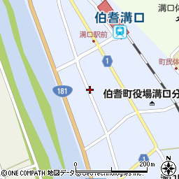 鳥取県西伯郡伯耆町溝口243周辺の地図