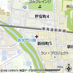 岐阜県大垣市新田町5丁目5周辺の地図