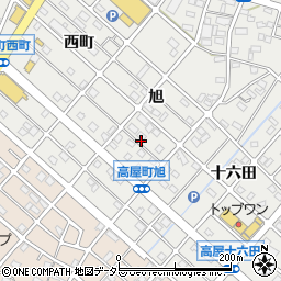 愛知県江南市高屋町旭133周辺の地図