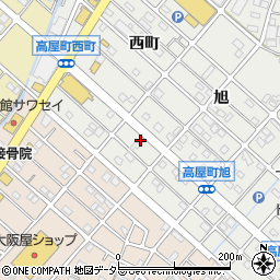 愛知県江南市高屋町旭176周辺の地図