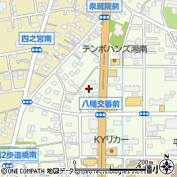 麺場 田所商店 平塚店周辺の地図