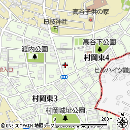 コーポ村岡周辺の地図
