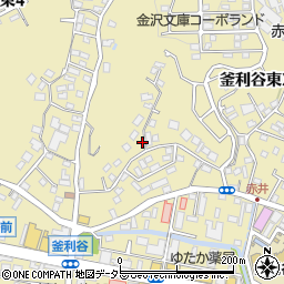 神奈川県横浜市金沢区釜利谷東周辺の地図