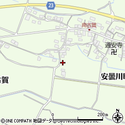 滋賀県高島市安曇川町南古賀748周辺の地図