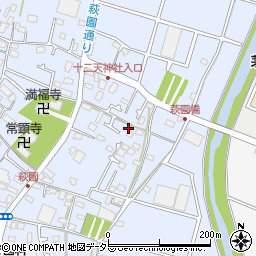 神奈川県茅ヶ崎市萩園1812周辺の地図