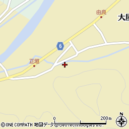兵庫県養父市大屋町由良196周辺の地図