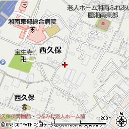 神奈川県茅ヶ崎市西久保689周辺の地図