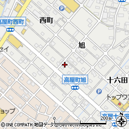 愛知県江南市高屋町旭143周辺の地図