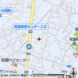 神奈川県茅ヶ崎市萩園1235周辺の地図