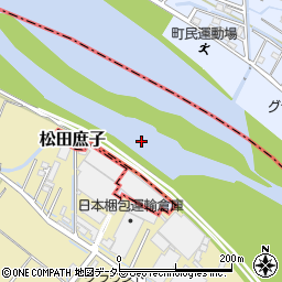 酒匂川周辺の地図