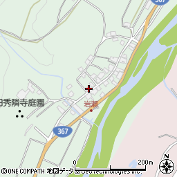 滋賀県高島市朽木岩瀬193周辺の地図