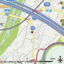 神奈川県足柄上郡松田町神山101周辺の地図