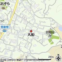 神奈川県鎌倉市大船周辺の地図