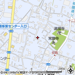 神奈川県茅ヶ崎市萩園1490周辺の地図