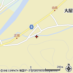 兵庫県養父市大屋町由良195周辺の地図