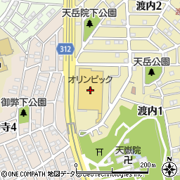 オリンピック藤沢店周辺の地図