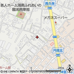 神奈川県茅ヶ崎市西久保717周辺の地図